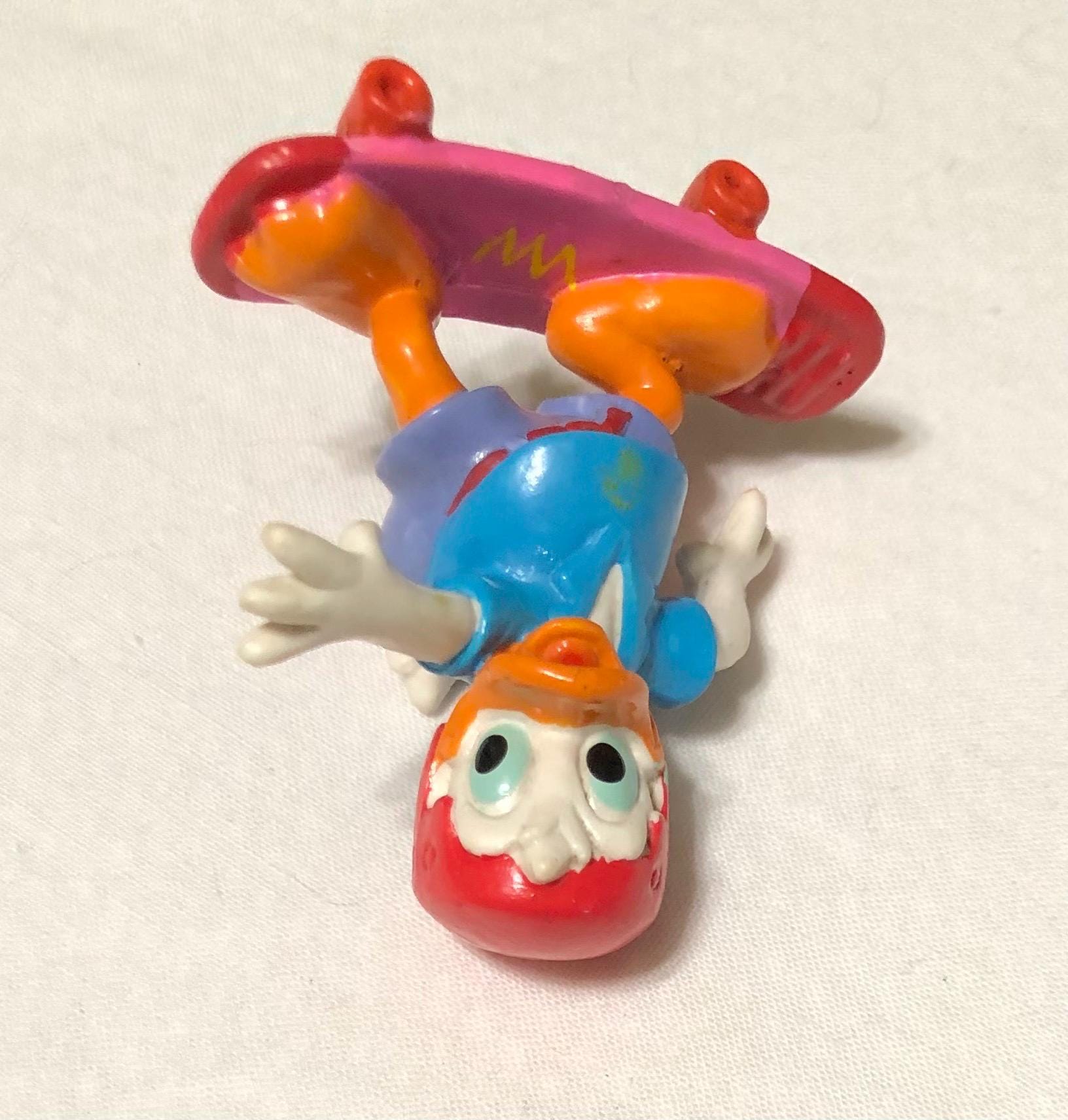 Vintage 90s Disney PVC Action Toy Dewy Duck: Donald Duck Nephew