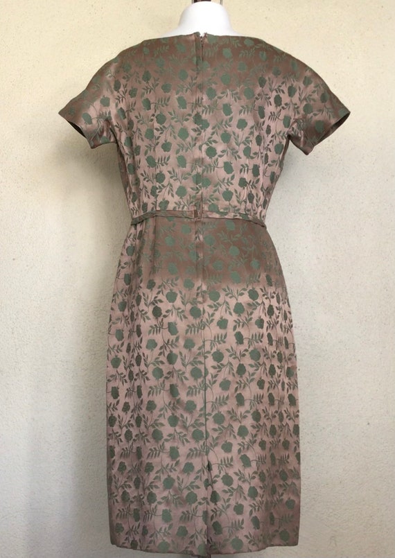 2 Pcs 50s Leslie Fay Original Green Mocha Latte F… - image 9