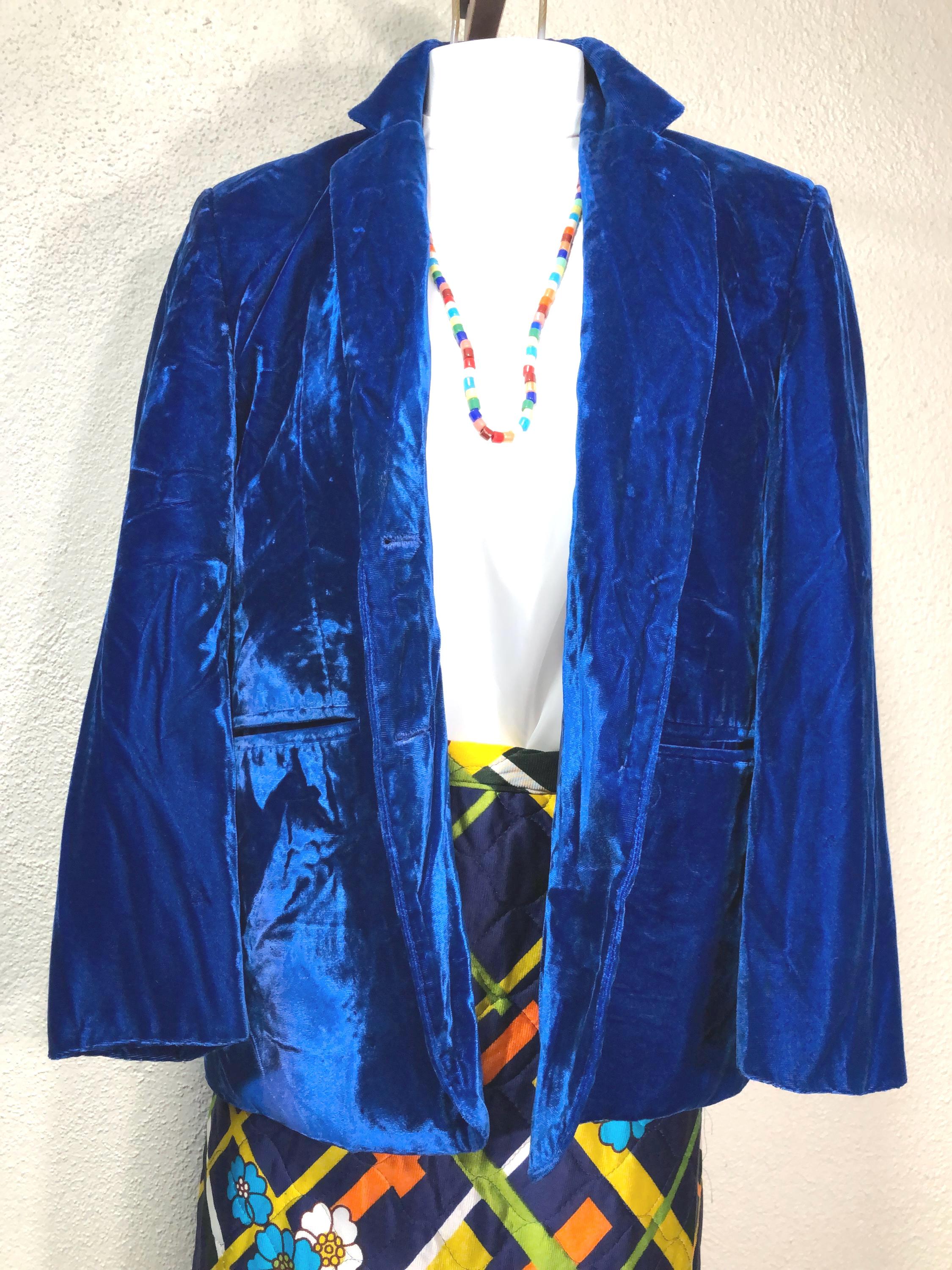 Mens Vintage 1960's Velvet Jacket - Etsy