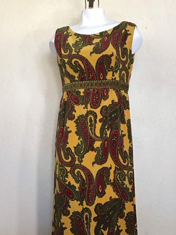 green emerald velvet dress Medellin Gathered Side-Tie Wrap Dress Paisley Beige