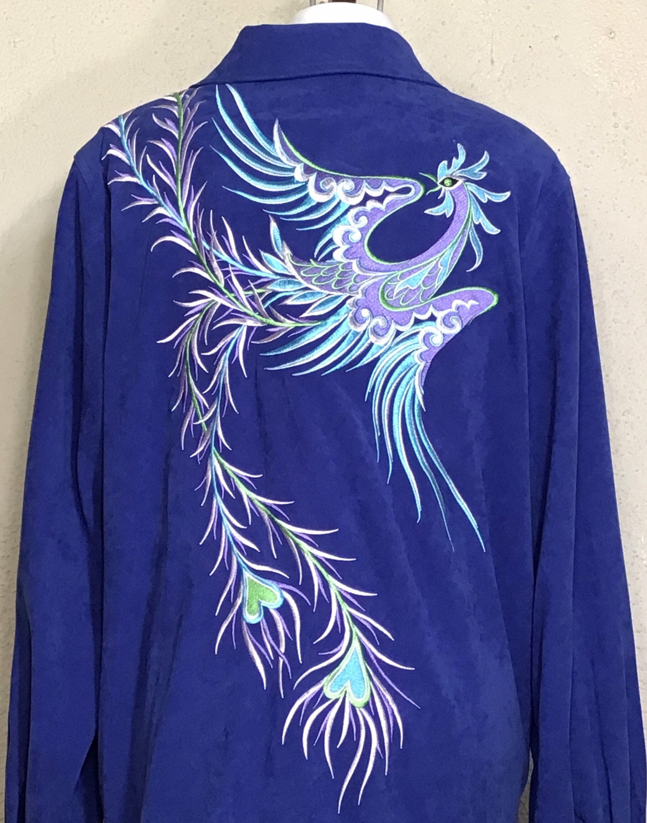 90s Bob Mackie ボブマッキー　セットアップ　ジャケット　鳳凰刺繍 90s Bob Mackie ボブマッキー セットアップ ジャケット 鳳凰刺繍