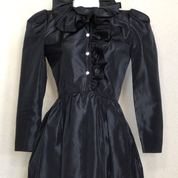 Pippa Black Taffeta Blouse - New main image 0