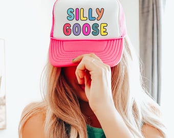 Silly Goose Trucker Hat | Trendy Trucker Hat | Colorful Hat