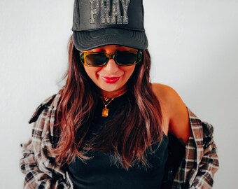 PRAY Camo Trucker Hat | Faith Based Trucker | Christian Hat | Faith Gift | Retro Style Hat | Trucker Hat Gift