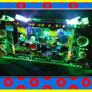Phish Gift STAGE custom built of Lego bricks NOT a Phish Pin Phish Poster Phish Shirt check out our Trey Page Mike Fishman Grateful Dead