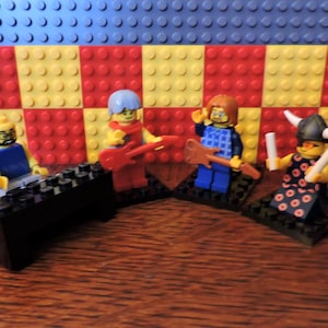 Phish Gift Band CUSTOM built of Lego bricks Trey Mike Fishman Page Anastasio Gordon Stocking Stuffer Not a Pin Shirt Toy