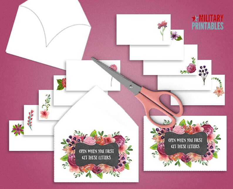 Open When Letters Template