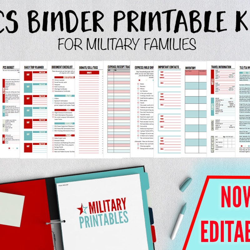 Binder Printables - Etsy