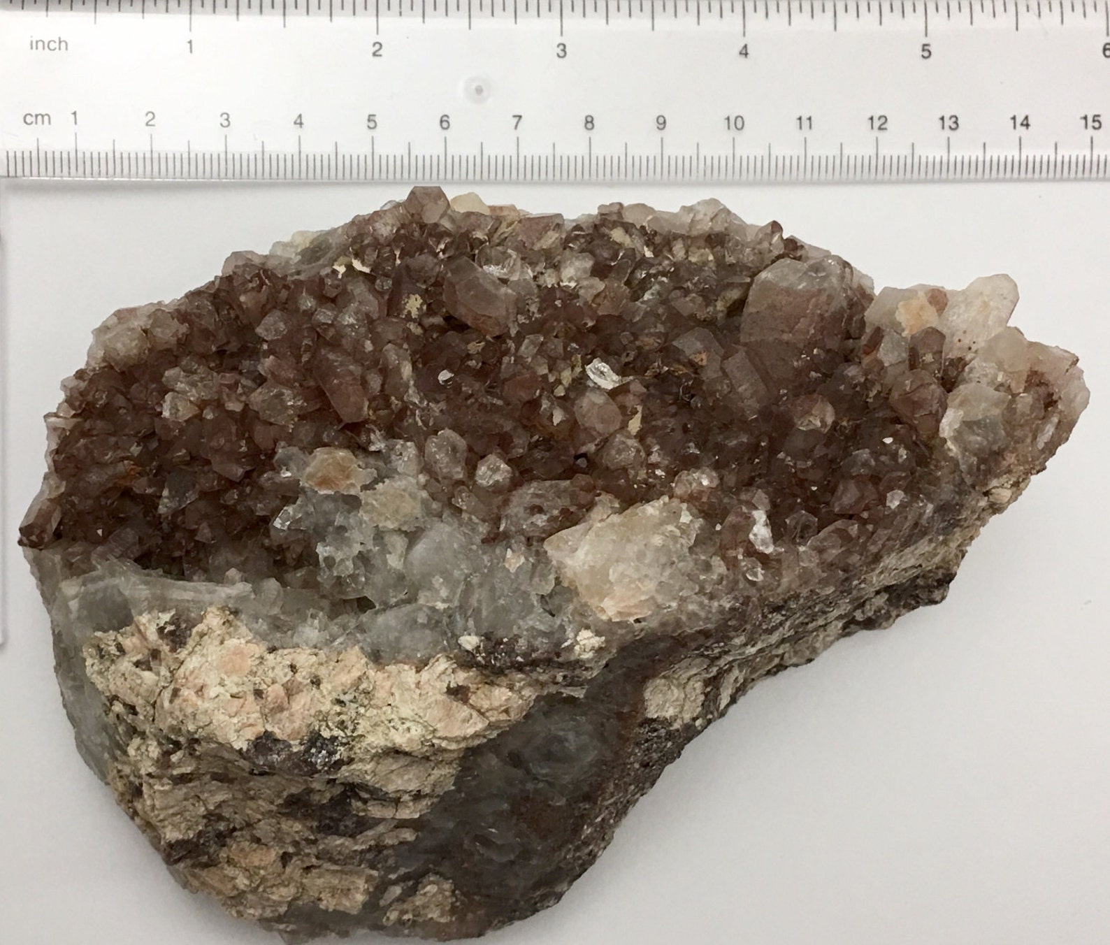 Texas Quartz Enormous Cluster of Terminated Purple and Red Etsy