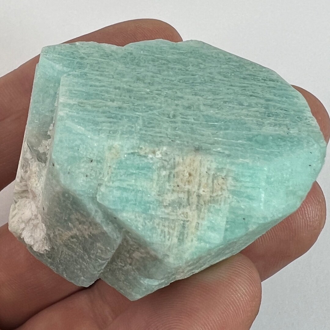 Amazonite Large Sky Blue Amazonite Microcline Feldspar Etsy