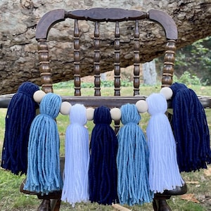 Tassel Highchair Banner, Boy High Chair Banner, First Birthday Banner, Tassel Banner