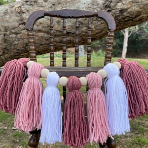Tassel Highchair Banner, Girl High Chair Banner, First Birthday Banner, Tassel Banner