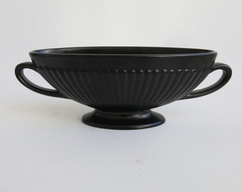Wedgwood Moonstone 12 Fluted Oval Mantel Vase Vintage Etsy