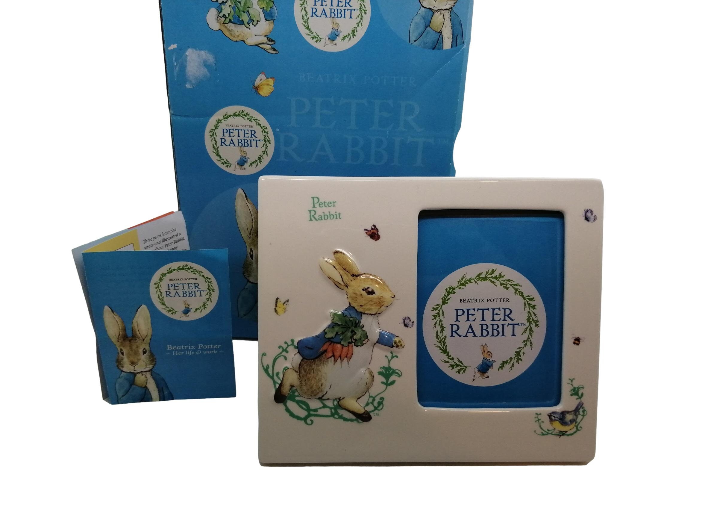 Peter Rabbit Photo Frame Ceramic Beatrix Potter Etsy