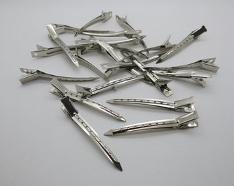 Long Single Prong Hair Clip 90mm - Choose Your Quantity