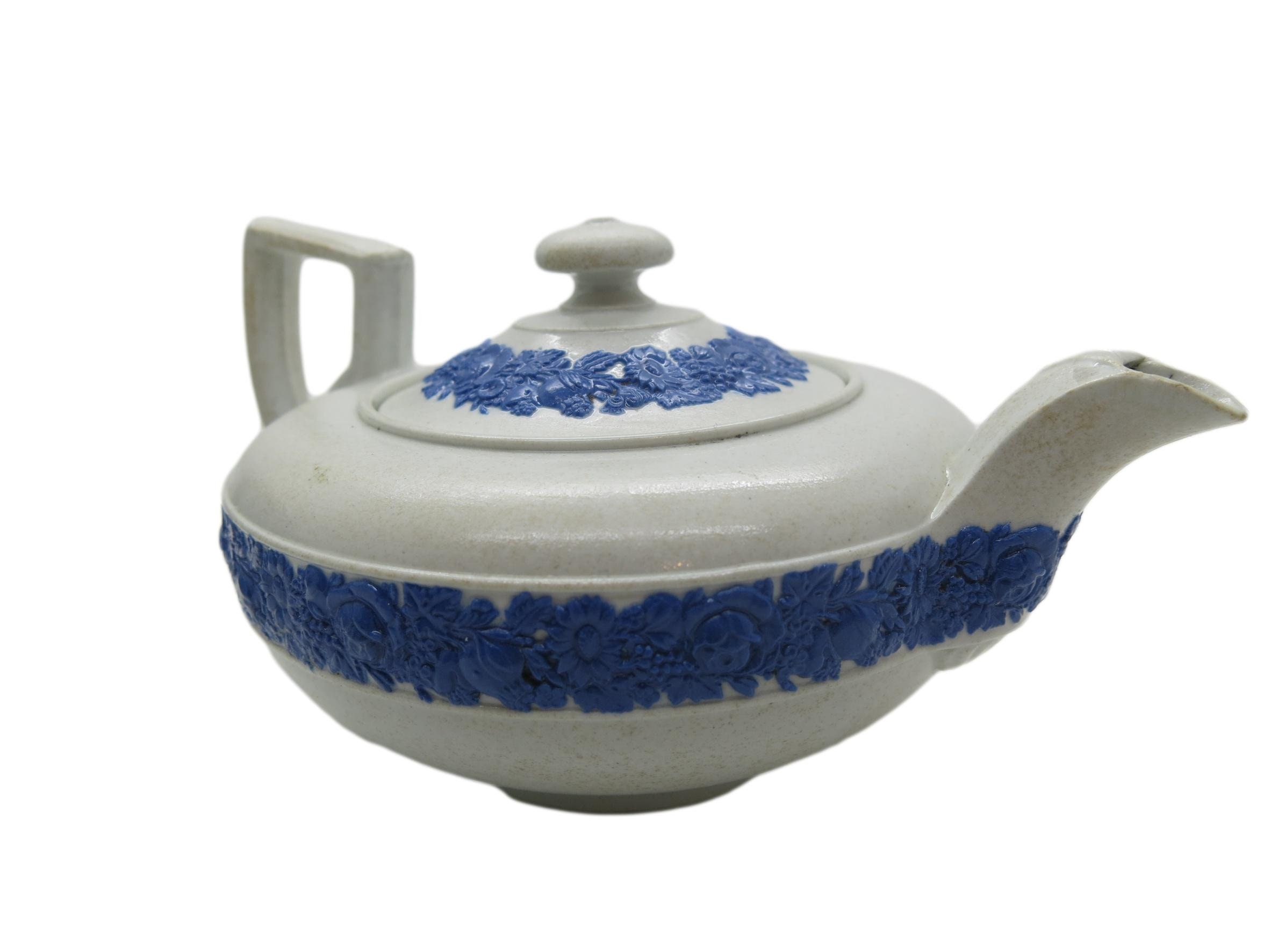 Wedgwood Drabware Teapot Circa 1825 Smear Glaze Dry Body Etsy
