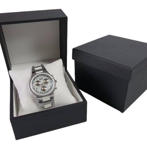 Large Jewellery Watch Box Case - Watch, Bangle, Bracelet Black