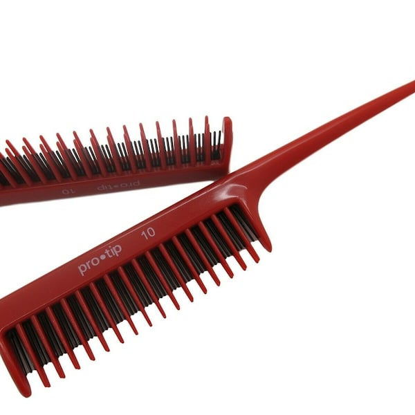 Backcombing Tail Comb Triple Tooth Hair Up-Do Tail Comb - Pro Tip PTC10