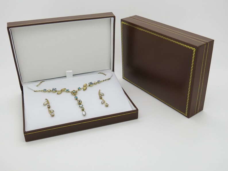 Luxury Velvet Jewelry Earring Ring Gift Display Box Case Holder Wedding Present