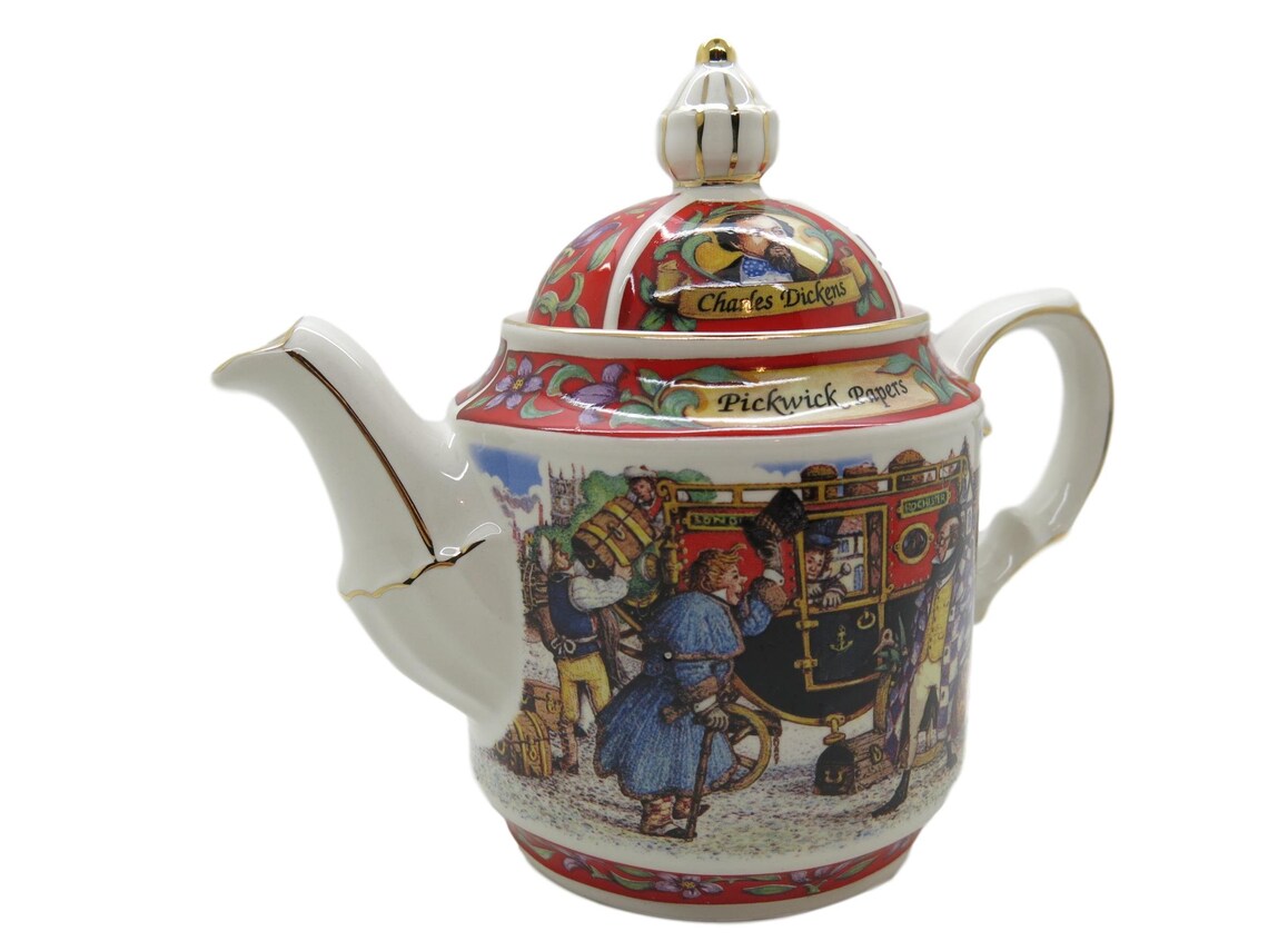 Sadler Pickwick Papers Teapot Charles Dickens Made in Etsy