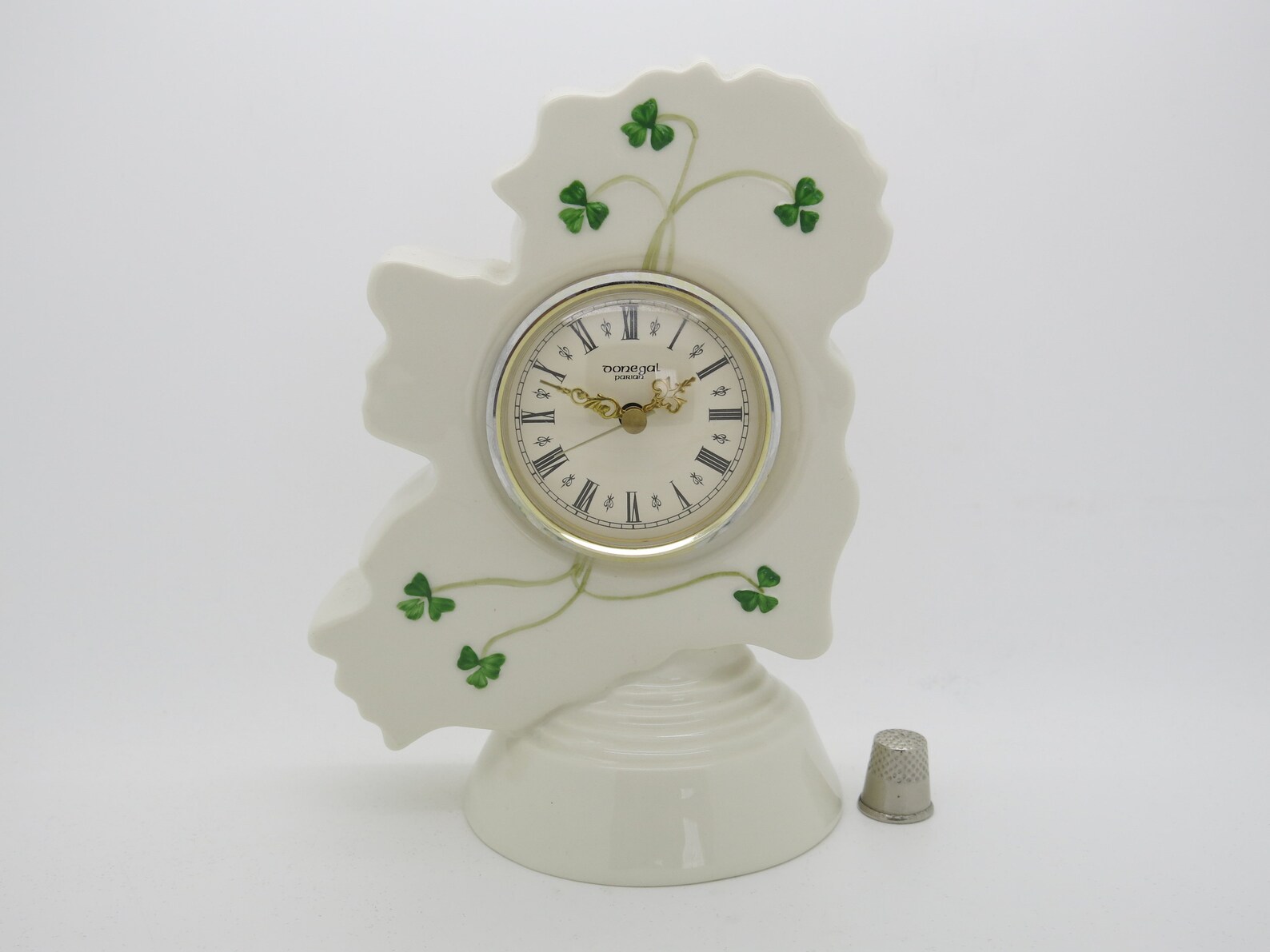 Donegal China Ireland Clock White Irish Parian China With Etsy
