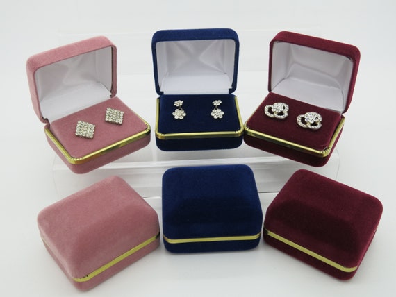 velvet earring box