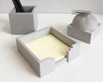 Concrete Sticky Note Holder FREE SHIPPING