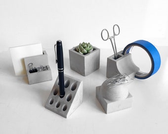 desk accessories set white decorative concrete desk accessories set of accessories set etsy desk accessories set white decorative concrete desk accessories set of accessories set etsy