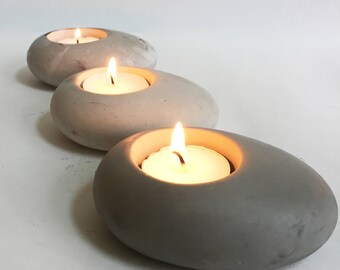 unique tea light holders vintage style set of concrete stone tea light holder candle free shipping light holder etsy unique tea light holders vintage style set of concrete stone tea light holder candle free shipping light holder etsy