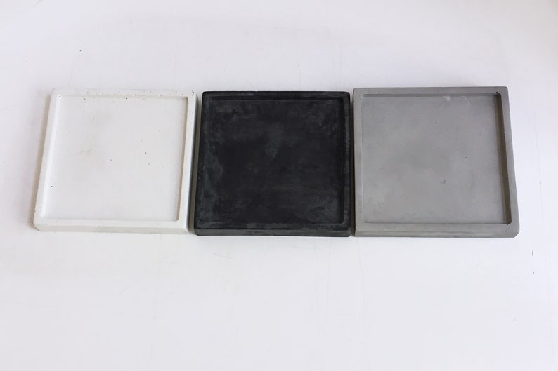 Square Concrete Tray 4 inch, FREE SHIPPING image 5