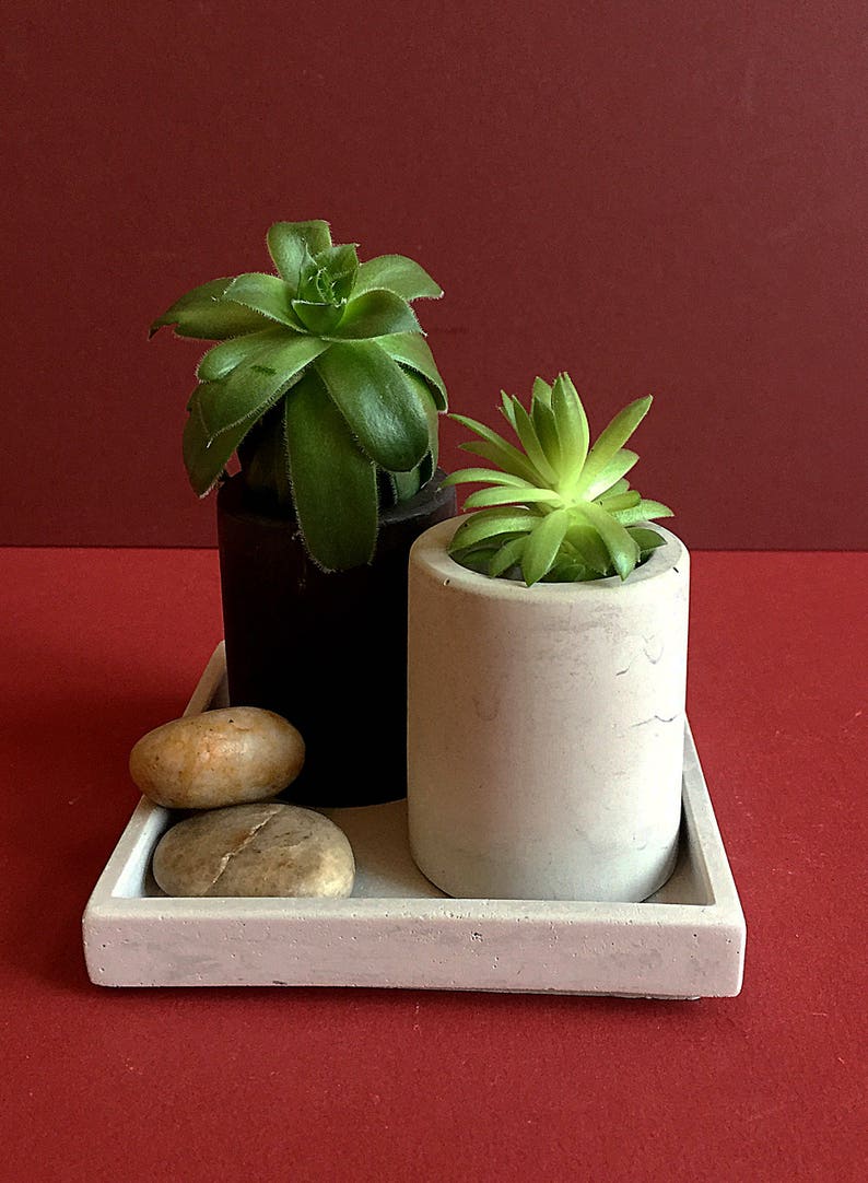 Square Concrete Tray 4 inch, FREE SHIPPING image 6