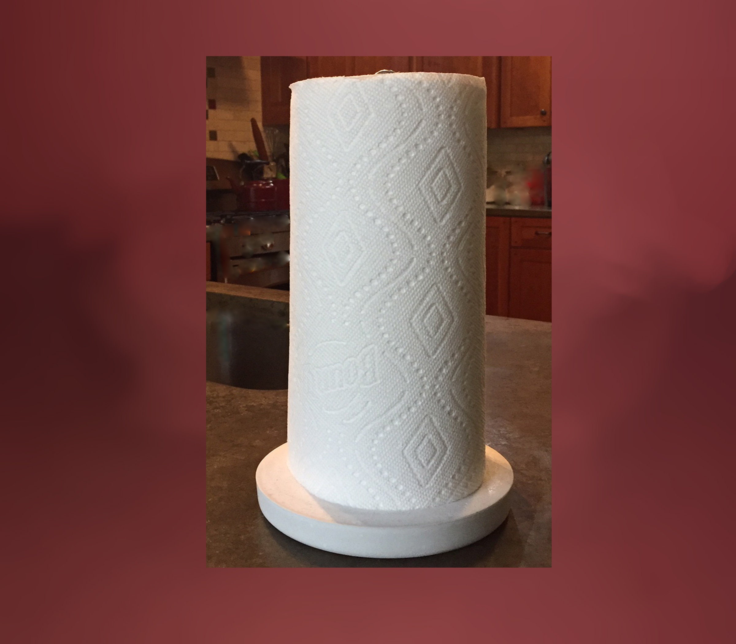 Cement paper online towel holder