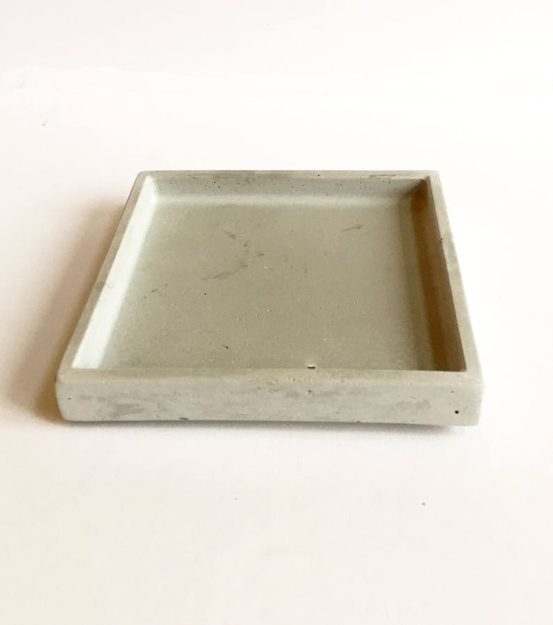 Square Concrete Tray 4 inch, FREE SHIPPING image 8