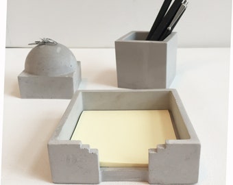 Concrete Sticky Note Holder