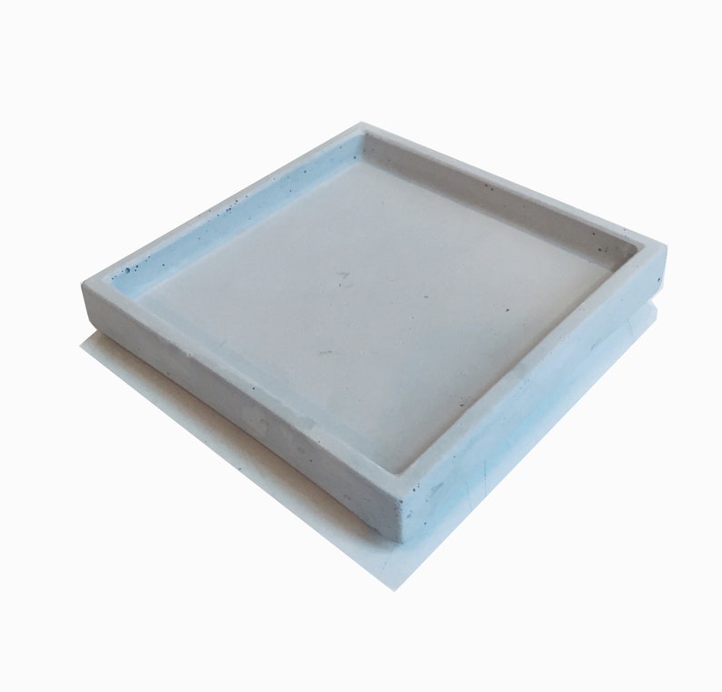 Square Concrete Tray 4 Inch FREE SHIPPING Etsy