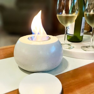 Tabletop Fire Bowl, Countertop Fire Place, Indoor Fire Bowl, Mini Fire Bowl