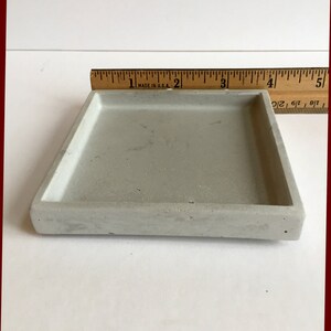 Square Concrete Tray 4 inch, FREE SHIPPING image 9