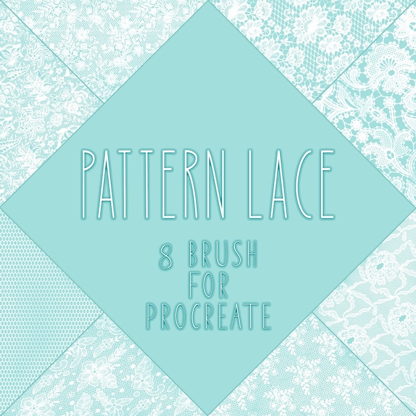 Pattern Lace Brush For Procreate