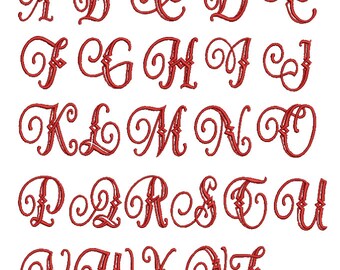 Machine Embroidery Font (ALF1)