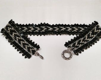 Gigi Teal Dark Mix Choker Necklace