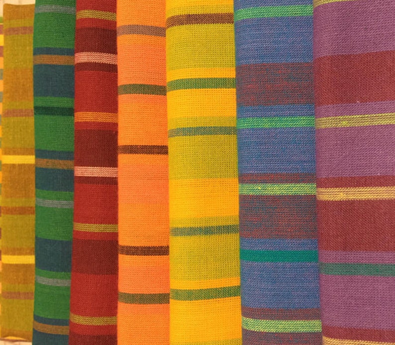 Woven Stripes Alternating Stripes Free Spirit Priced Per Yard Kaffe Fassett Grass