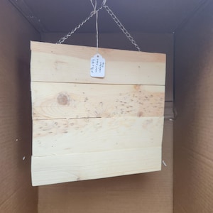&quot;Schild &quot;&quot;Rohling Pallet&quot;&quot; aus Altholz 30 x 30 cm&quot;
