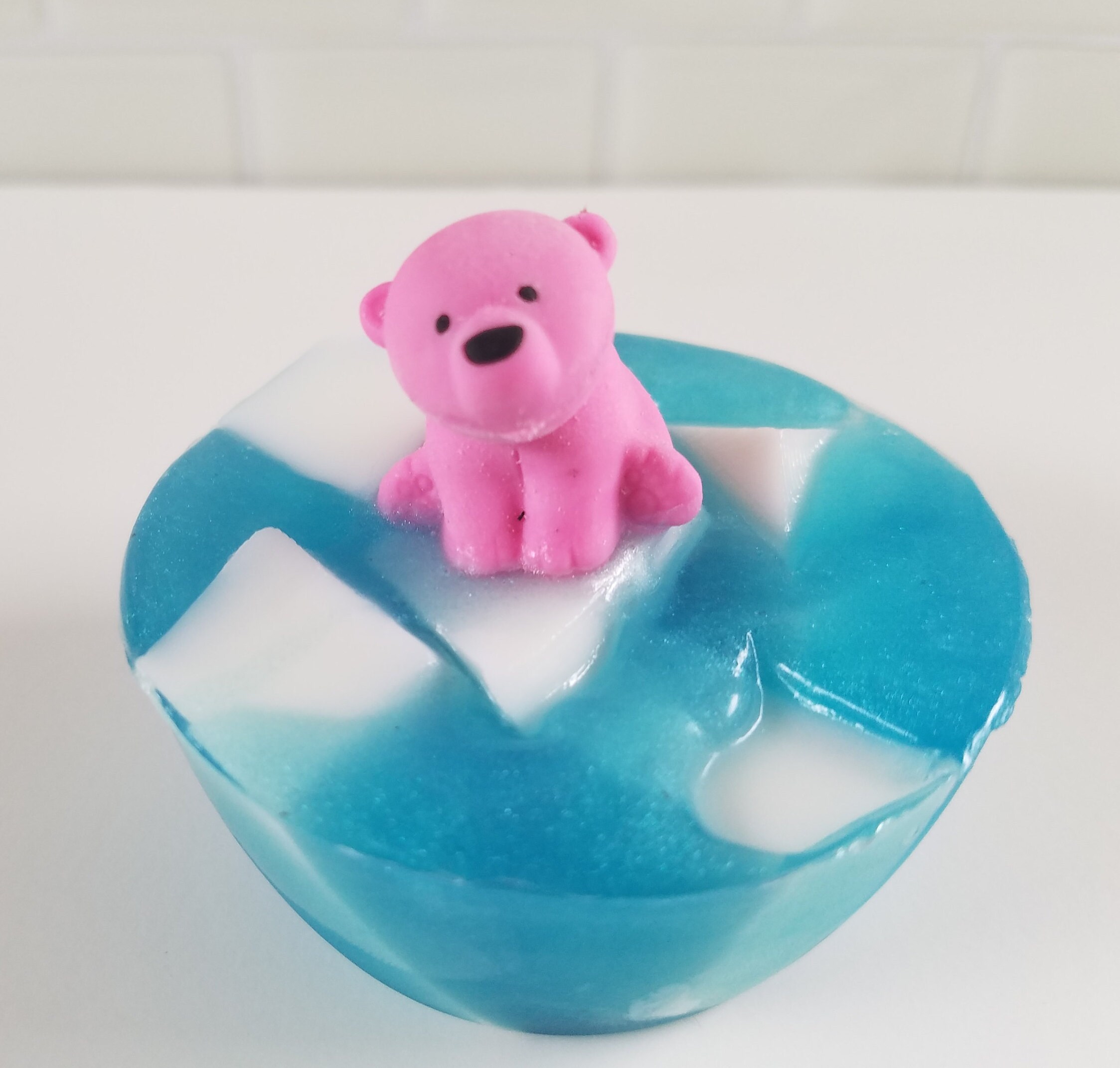 Arctic Animals Polar Bear Soap With Toy Winter Wonderland Baby