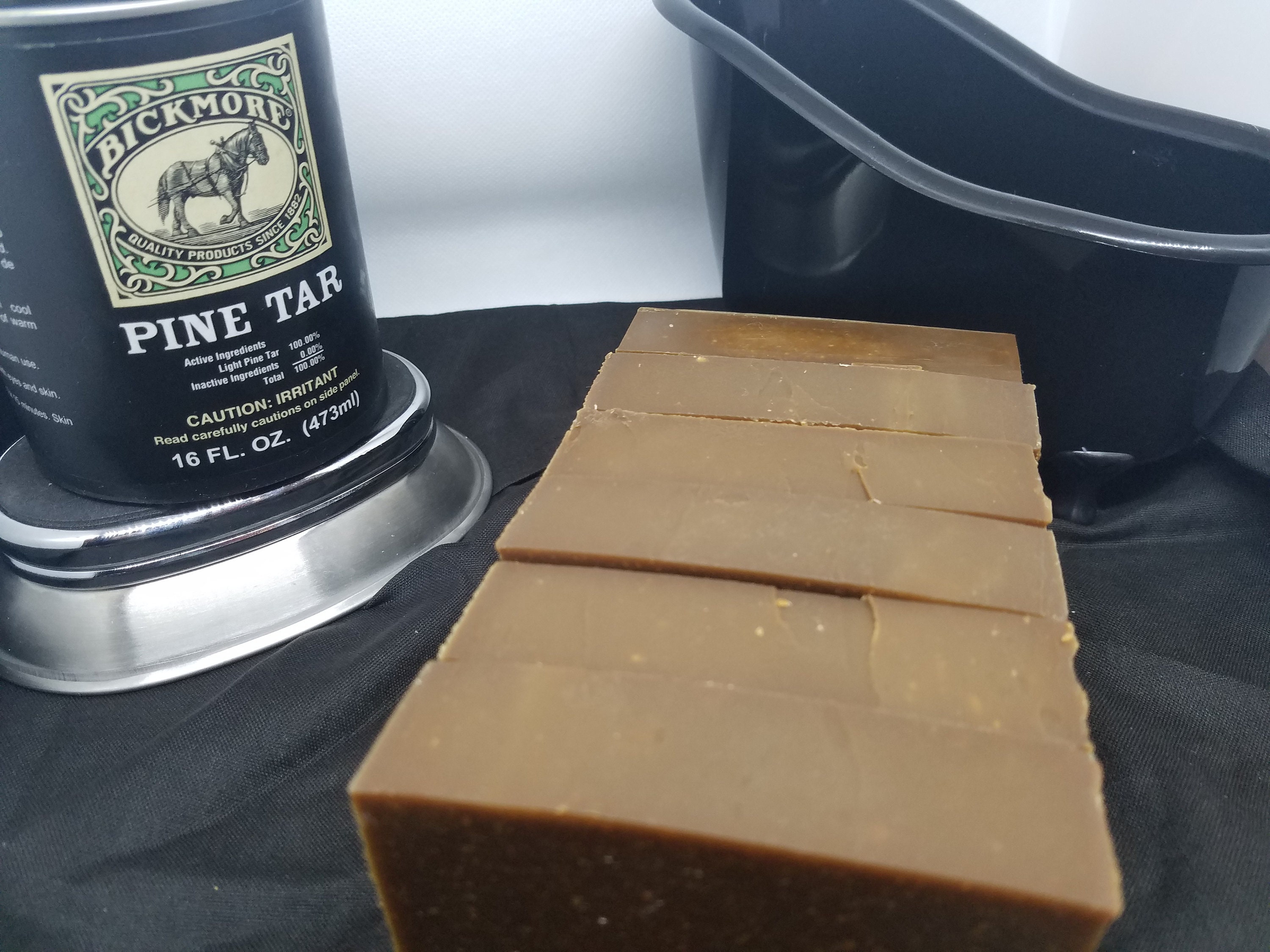 Pine tar soap, men's soap bar, psoriasis soap, mechanic soap, gardener