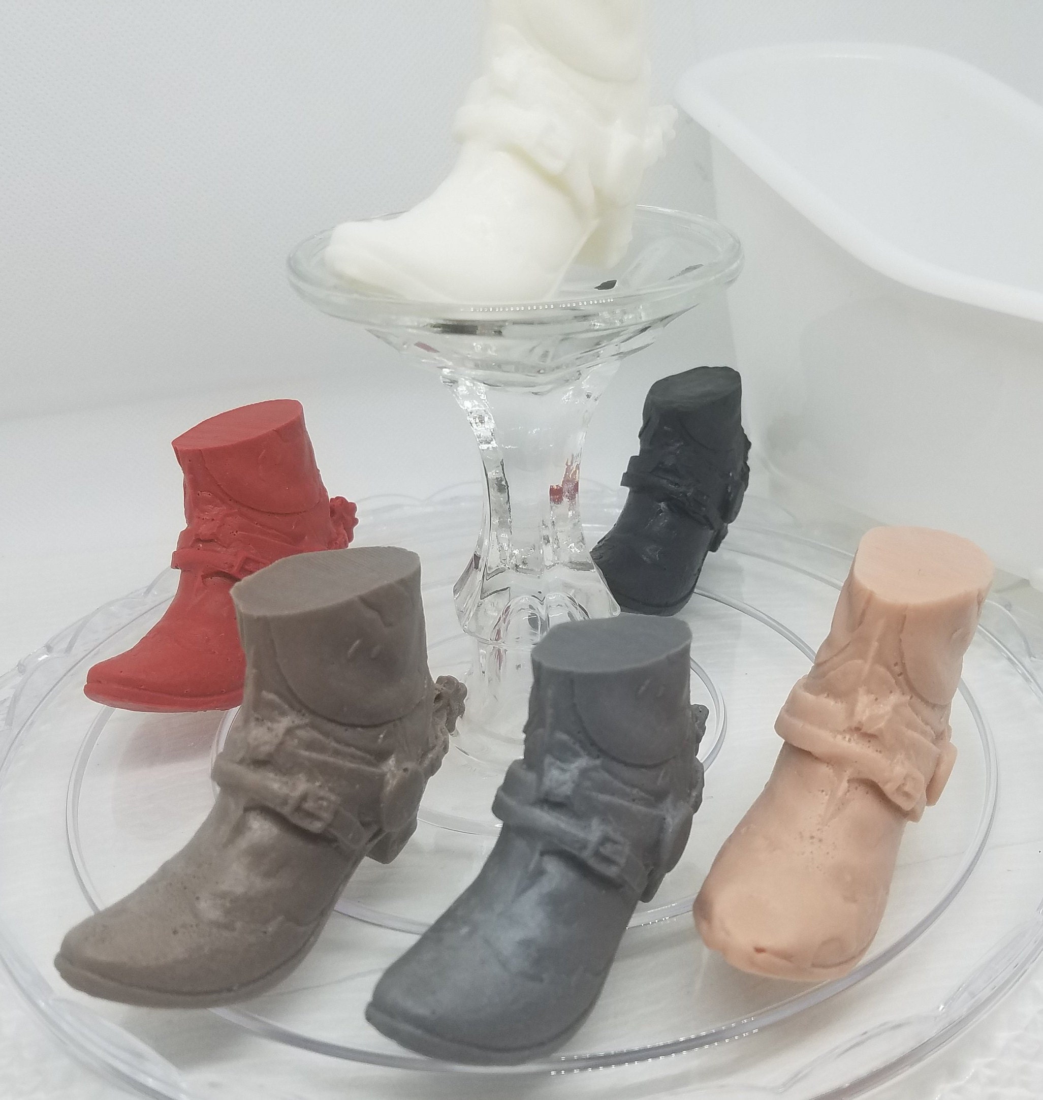 Low Cut Cowboy Boot Soap Western Baby Shower Favors Stocking