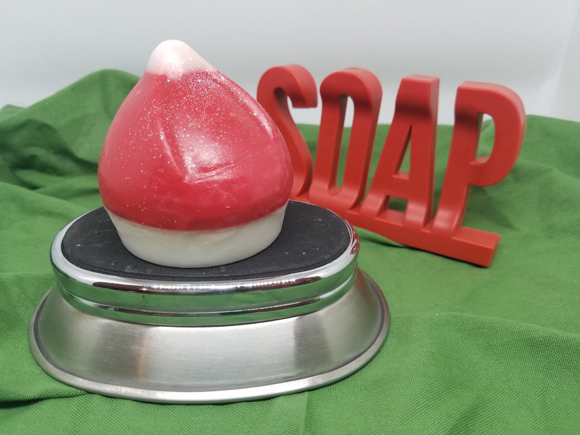 Clearance Sale Santa Hat Soap Elf Hat Soap Christmas Soap