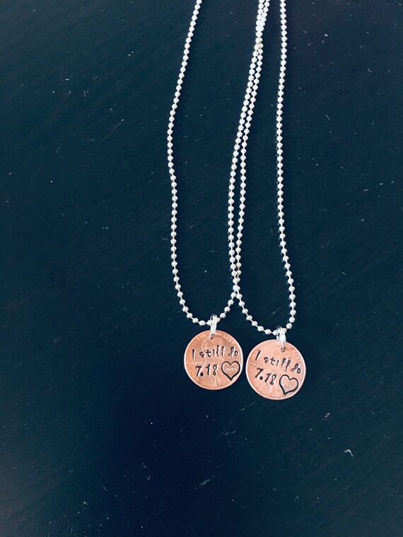 penny necklace for teething