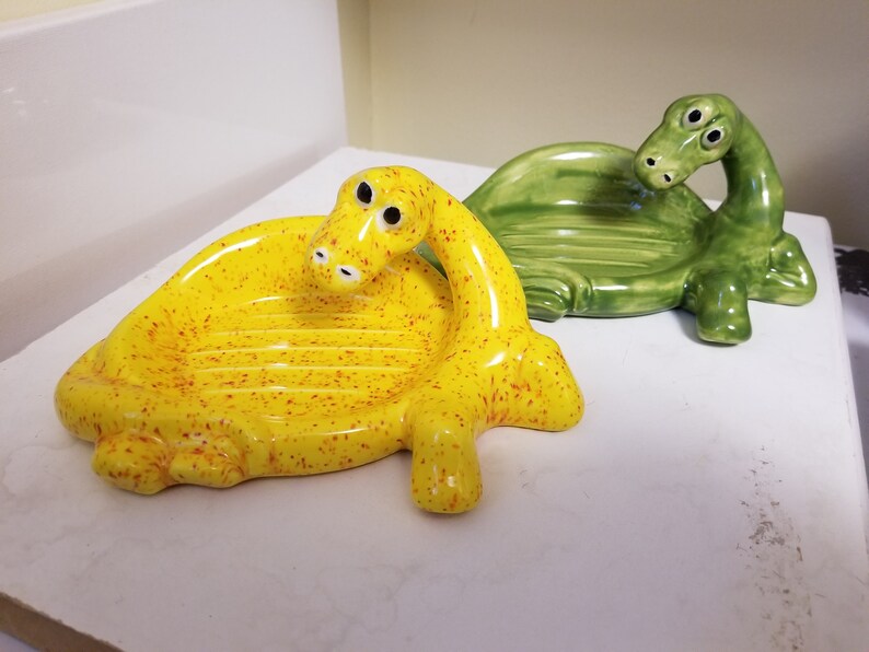 Dinosaur Soap Dish Etsy