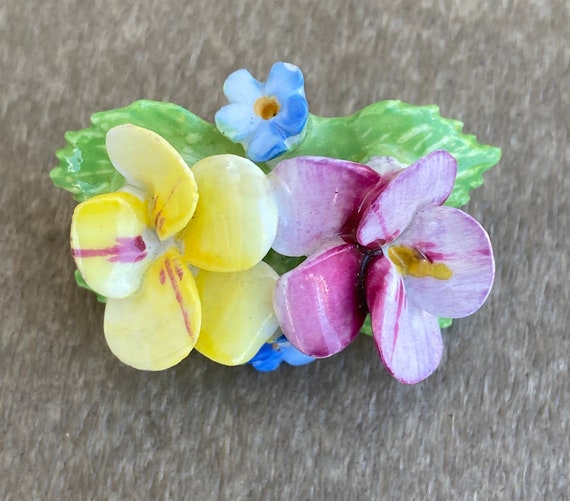 Denton china brooch store