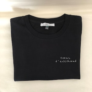 ARTICHAUD // Hand embroidered T-shirt